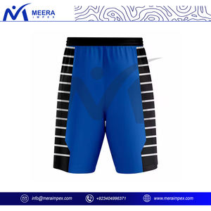 2025 vente chaude uni bleu et noir motif hommes court, séchage rapide, léger et durable Fitness, short de course pour hommes - Product Image 2