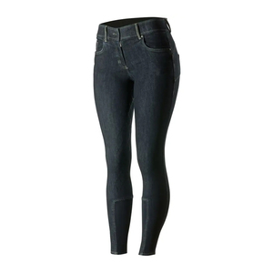Culotte d'équitation personnalisée haute performance vêtements équestres vêtements de sport pantalons collants vente en gros Denim culotte d'équitation - Product Image 1