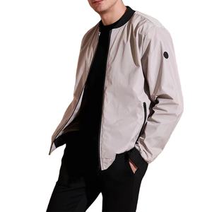 Chaqueta Bomber Estilosa para Hombre, Tejido para Exteriores con Bolsillos Decorativos, Talla Grande, Estilo Urbano, Chaqueta Bomber Premium para Hombre - Product Image 5