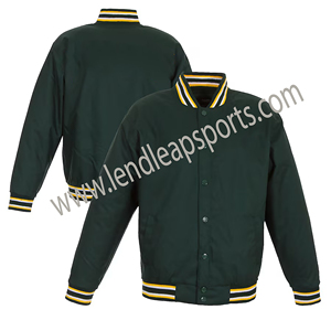 Chaqueta de béisbol de manga larga personalizada al por mayor para hombre, últimos diseños, cuello levantado de secado rápido, variedades lisas en blanco - Product Image 4