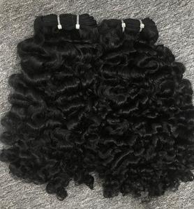 Meilleure qualité Remy Extensions de cheveux bruts vietnamiens birmans bouclés trame ensemble complet faisceaux et HD dentelle fermeture Machine Double trame - Product Image 4