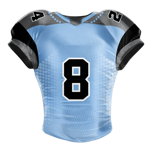2025 nueva llegada Venta caliente totalmente personalizada fútbol americano Jersey ligero con mangas cortas OEM mantenido - Product Image 1