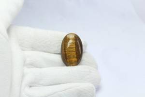 100% ธรรมชาติจริง Tiger Eye คริสตัลแท้ปรับเทียบขนาดรูปไข่ Cut รูปร่างอัญมณีสําหรับเครื่องประดับทําใช้ขายจํานวนมาก - Product Image 4