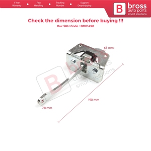 BDP1490 Conjunto Limitador de Puerta Trasera para A2 8Z0 2000-2005 8Z0839249 - Product Image 5