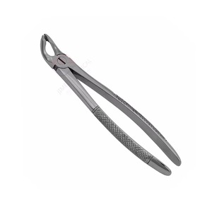 Forceps dentaire en acier inoxydable certifié CE, 53L, motif anglais gauche – Instrument d'extraction manuel réutilisable pour la chirurgie buccale - Product Image 1