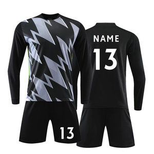 Uniforme de portero de fútbol para hombres, kits de fútbol de manga larga, conjunto de camisetas para adultos, uniformes de fútbol de entrenamiento Masculino - Product Image 3