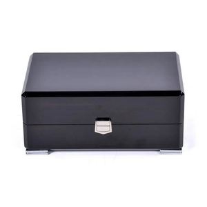 Gỗ Winder tổ chức Hộp Quà Tặng màu nâu hiển thị trường hợp doubl sang trọng <span class=keywords><strong>Casio</strong></span> cho nam giới bao bì thực sự mịn Đóng gói hộp đồng hồ bằng gỗ - Product Image 2