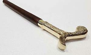 Tirador Decorativo de Latón Dorado para Puertas y Armarios - Product Image 3