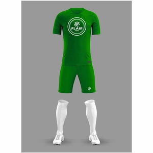 Best Quality 100% Polyester Soccer Jersey Custom Design Short Front Automated Cutting Breathable Comfort OEM Service Available - Product Image 3