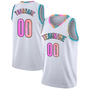 Maillot de basket-ball réversible pour adultes, personnalisable, en gros, respirant, anti-UV, imprimé, 100% polyester, grande taille, avec les Lakers - Product Image 3