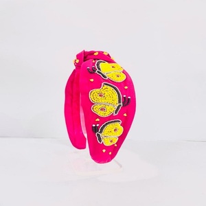 Adorable semilla India paja arroz con cuentas Casual Top anudado accesorios para el cabello temporada de verano colección de diademas - Product Image 3