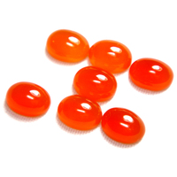 Cabochon ovale en cornaline naturelle de qualité supérieure, taille grande, forme ovale, lisse, couleur orange, 2026, pierres précieuses PDM