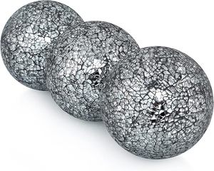 Esfera de cristal de mosaico Art Deco moderno, diseño creativo, adornos de bolas doradas para decoración del hogar, regalo de Navidad - Product Image 6