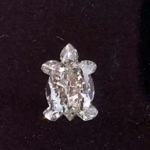 Fantaisie tortue coupe laboratoire cultivé E couleur VVS2 clarté lâche CVD diamant laboratoire créé diamant pour la fabrication de bijoux diamants HPHT
