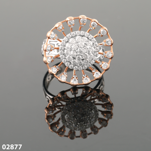 Diamante cultivado en laboratorio chapado en oro adornado para anillo de compromiso de diseñador certificado para joyería de moda para bodas y fiestas - Product Image 5