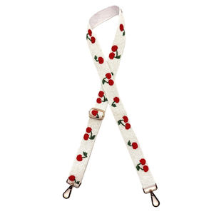 Sangle de sac de broderie perlée unique Style de mode perles de rocaille élégantes sangle de sac de broderie perlée pour sac de dames - Product Image 1