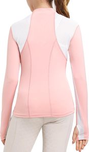 Sports d'équitation Chemises équestres pour femmes Trous de pouce Chemises d'équitation à manches longues Séchage rapide Jodhpur & Culottes - Product Image 3