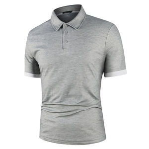 Golf d'été pour polo Logo imprimé brodé personnalisé Tissu tricoté de haute qualité Vente en gros de luxe pour hommes à manches courtes - Product Image 6