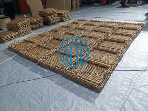 Bandeja Artesanal de Pasto Marino, Finamente Tejida a Mano, para Servir y Exhibir, para un Estilo de Hogar Elegante - Product Image 5