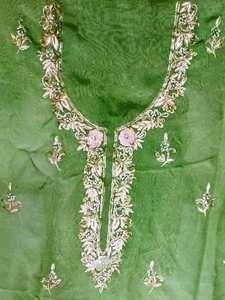 Diseñador moderno sin coser bordado a mano Premium indio pakistaní trajes mujeres hermosa moda-adelante Organza fiestas sol - Product Image 2