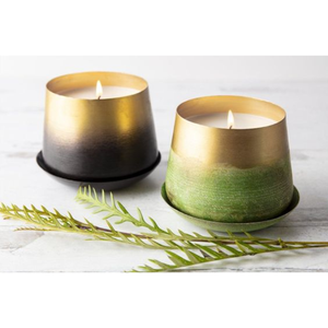 Pot à bougie en métal de luxe moderne |   Conteneur de bougie décoratif élégant et haut de gamme pour la maison, les mariages, la décoration festive et les cadeaux - Product Image 1