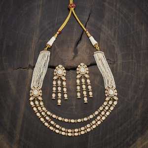 Kundan Necklace 176348 Elegant <b>Wedding</b> <b>Accessory</b> - Product Image 2
