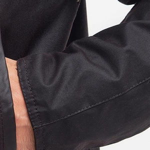 Men's Hooded Street Style <b>Waxed</b> <b>Canvas</b> Jacket 100% Cotton Waterproof Custom Logo & Size - Product Image 6