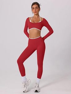 Conjunto de yoga negro para mujer, Sujetador deportivo elegante con medio pantalón corto a juego, ropa deportiva sin costuras para gimnasio, ropa de entrenamiento - Product Image 4