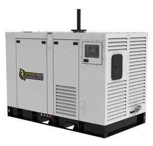 Yellow Diesel 50kW 400V 3-Phase Industrial Backup Power Generator with Soundproof Canopy for Engine <b>12V</b> <b>DC</b> Start ATS - Product Image 4