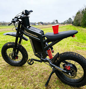 Moto électrique tout-terrain grise 1500W 60V 30AH 40MPH pour adolescents et adultes (États-Unis) - Product Image 1