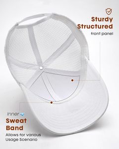 Gorra ajustable de camionero con bandera americana para hombre y mujer, gorra de béisbol con cierre lateral de malla impermeable y transpirable, ropa informal - Product Image 3