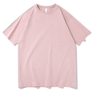 T-shirt de haute qualité avec logo personnalisé, poids lourd, 100% coton, imprimé surdimensionné, brodé, uni, taille plus, t-shirt personnalisé pour homme - Product Image 1