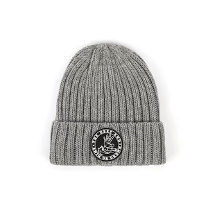 Gorros de punto con estampado Jacquard de LICRA/algodón de alta calidad con logotipo personalizado invierno mantener el calor viaje común - Product Image 3