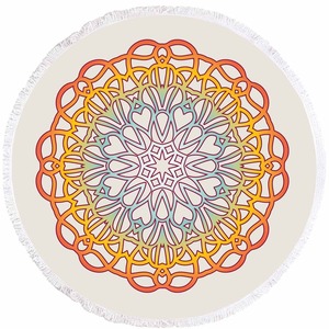 Serviette de plage en coton 350 GSM personnalisable, imprimée numériquement, style tropical, pour l'été, la salle de sport, les vacances, la piscine - Product Image 4