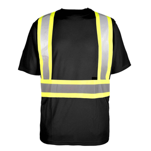 T-shirt de travail pour hommes, vêtements de travail pour ouvriers du terrain, polyester respirant, vêtements de sécurité durables, vêtements de travail pour le personnel d'ingénierie - Product Image 6