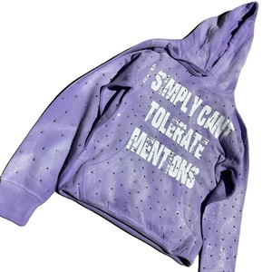 Sweat à capuche homme personnalisé en coton éponge française sans ficelle à ourlet brut coupe régulière 3D pour moto design imperméable et respirant - Product Image 4