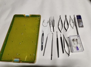Jeu de pinces chirurgicales pour cataracte-Instruments manuels en acier - Product Image 2