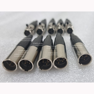 Mini nam và nữ cắm 3pin 4pin 5-pins 6-pins XLR Microphone 3 4 5 6 pin mini XLR kết nối - Product Image 3