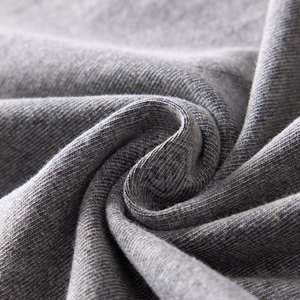 Camiseta de lavado ácido para hombre de talla grande personalizada de algodón y fibra de bambú liso en blanco al por mayor - Product Image 6