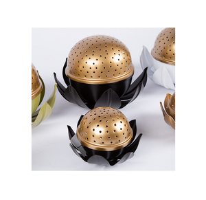 Quemador de hierro hecho a mano, diseño de loto, quemador Bakhoor, tamaño y forma personalizados, quemador de incienso Bakhoor - Product Image 6