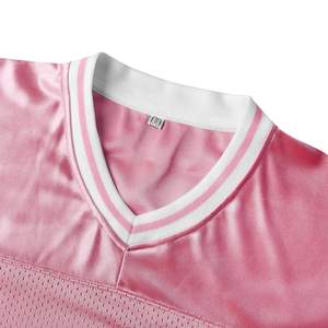Durable Mesh American Football <b>Jersey</b> <b>Short</b> Sleeve Breathable Anti-Bacterial OEM Service Wholesale Custom Made Premium Quality - Product Image 4