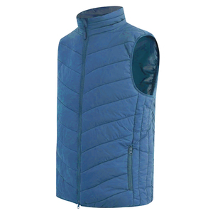 Elegante chaqueta de lana de invierno para hombres y mujeres transpirable ligero sin mangas pato chaleco acolchado calidad cómodo calor - Product Image 1