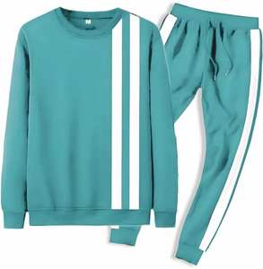 Survêtement de sport pour homme, coupe ajustée, personnalisé, hiver 2024, confortable, 100% polyester, antibactérien, respirant, prix d'usine - Product Image 1