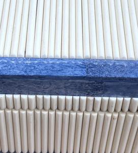 HF artisanat concepteur bambou motif carré en bois boîte à bijoux décoratif os incrustation articulé organisateur souvenir stockage - Product Image 6