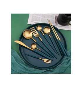 Juego de cubiertos decorativos para mesa de comedor de diseño maravilloso, juego de cubiertos de acero inoxidable de calidad de lujo, juego de cubiertos con cuchara, tenedor, cuchillo - Product Image 1
