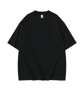 Venta al por mayor de algodón deportes hombres de manga corta logotipo personalizado secado rápido en blanco liso peso pesado 240g camiseta para hombres - Product Image 4