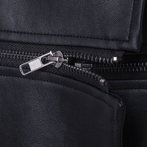 แจ็กเก็ตหนังของผู้ชายเสื้อแจ็กเก็ตผ้าใบแฟชั่นออกแบบได้ตามต้องการ - Product Image 5