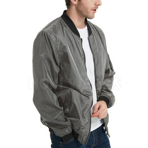 Vêtements chauds, vestes bomber pour hommes grande taille, dernier design, en polyester, vestes bomber pour hommes - Product Image 3