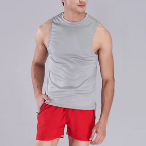 La camiseta sin mangas de estilo informal Premium para hombre más vendida, algodón de alta calidad, secado rápido, transpirable, de talla grande, con tejido de punto - Product Image 1