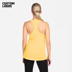 Custom Logo Racerback <b>Workout</b> for Women Sleeveless Shirt Gym Athletic Yoga <b>Tank</b> <b>Tops</b> - Product Image 6